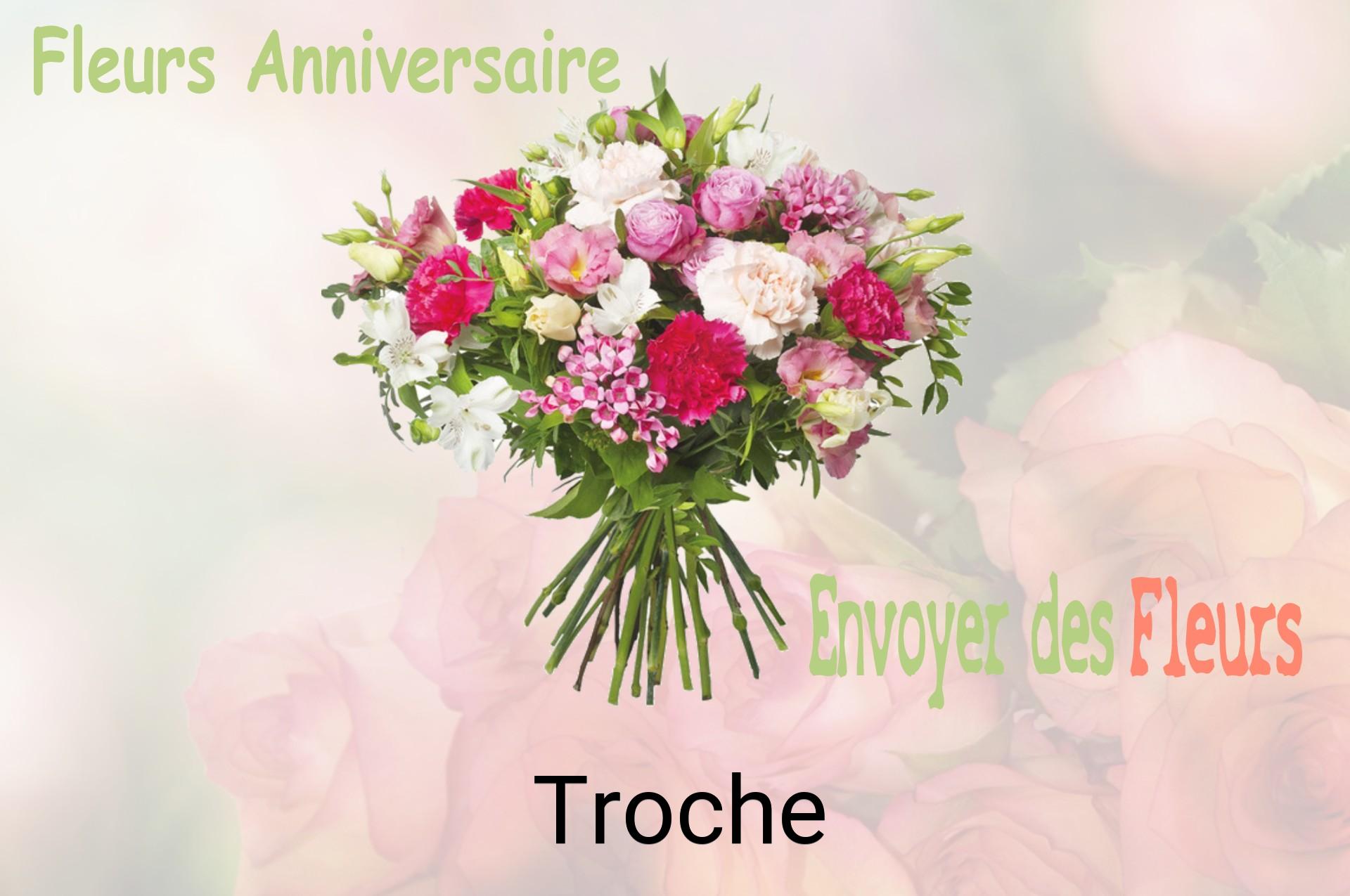 Bouquet de fleurs d’anniversaire livré à Troche